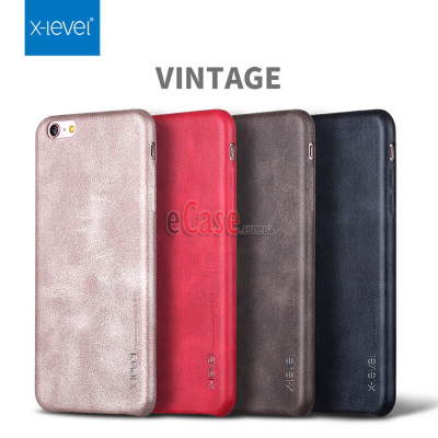 Кожаная накладка X-level Vintage для iPhone 6 / 6S — eCase