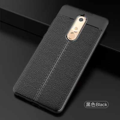 ТПУ накладка Leather для Nokia 5.1 — eCase