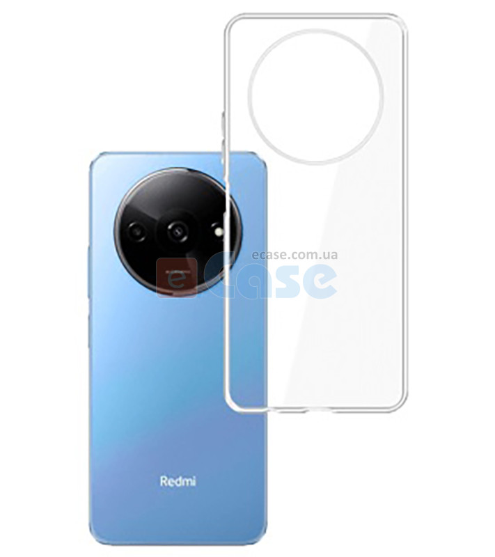 Силиконовый чехол для Xiaomi Poco C75 (Crystal Clear) фото 1 — eCase