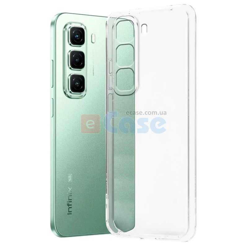 Прозрачный TPU чехол Start Full Camera 1.5 мм для Infinix Hot 50 4G фото 1 — eCase