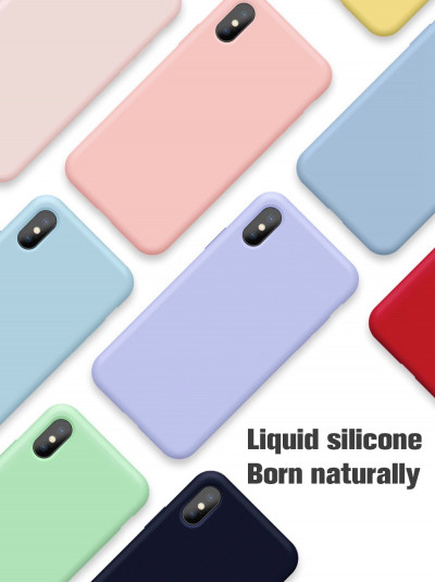 ТПУ накладка Silky Full Cover для iPhone Xs — eCase