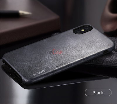 Кожаная накладка X-level Vintage для iPhone 10 (X) &mdash; eCase