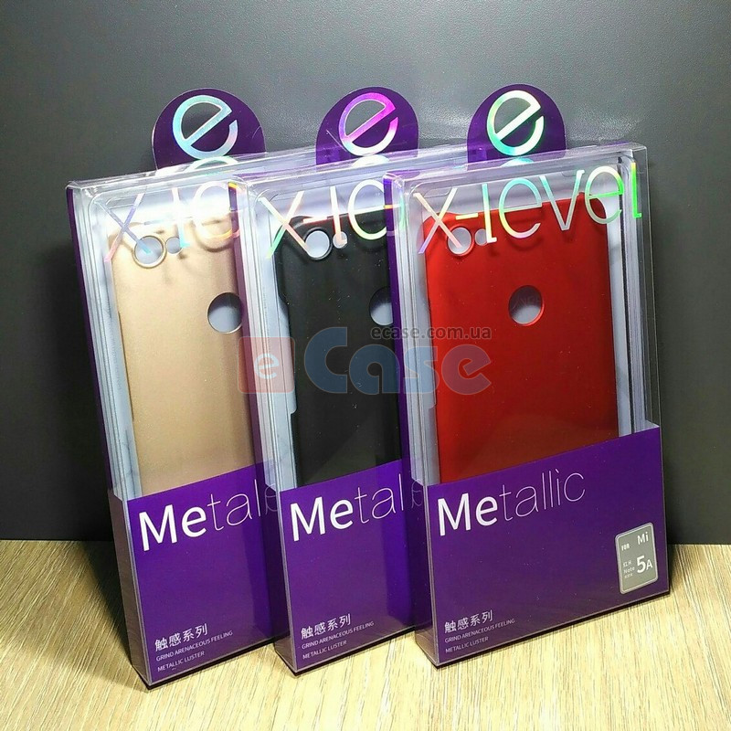 Пластиковая накладка X-level Metallic для Xiaomi Redmi Note 5A Prime фото 1 — eCase