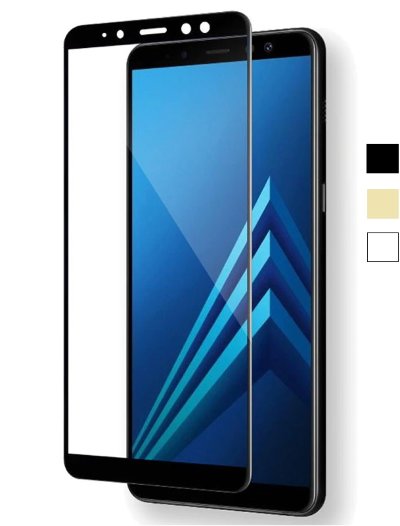 Защитное стекло для Samsung Galaxy A8 2018 A530F (Tempered Glass Frame 2,5D) с рамкой — eCase