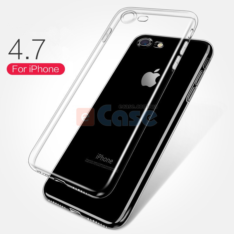 Силіконовий чохол для iPhone SE 2020 (Crystal Clear) фото 1 — eCase