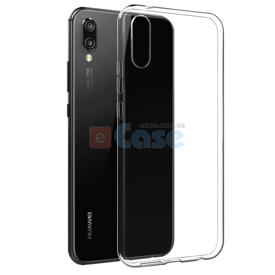 Прозрачная ТПУ накладка для Huawei Y6 Pro 2019 (Crystal Clear) фото 1 — eCase