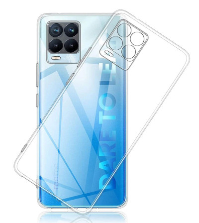Прозорий TPU чохол Start Full Camera 1.5 мм для Realme 8 — eCase