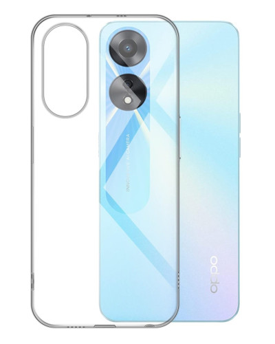 Силіконовий чохол для Oppo A98 (Crystal Clear) — eCase