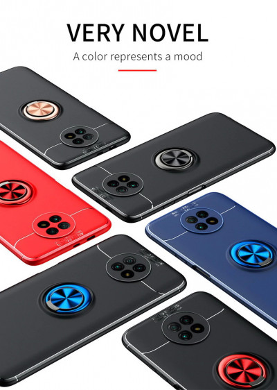 ТПУ чохол Ring Color для Xiaomi Redmi Note 9 5G — eCase