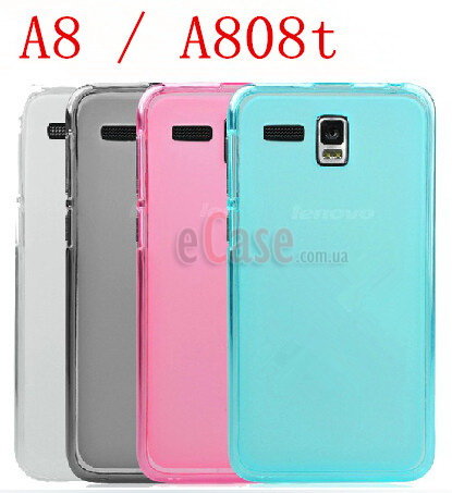 TPU накладка для Lenovo A8 (A808t) (матовый, однотонный) фото 1 — eCase