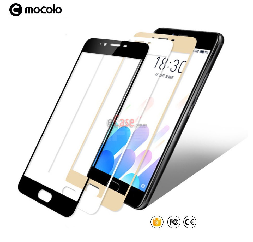 Защитное стекло MOCOLO с рамкой для Meizu E2 фото 1 — eCase