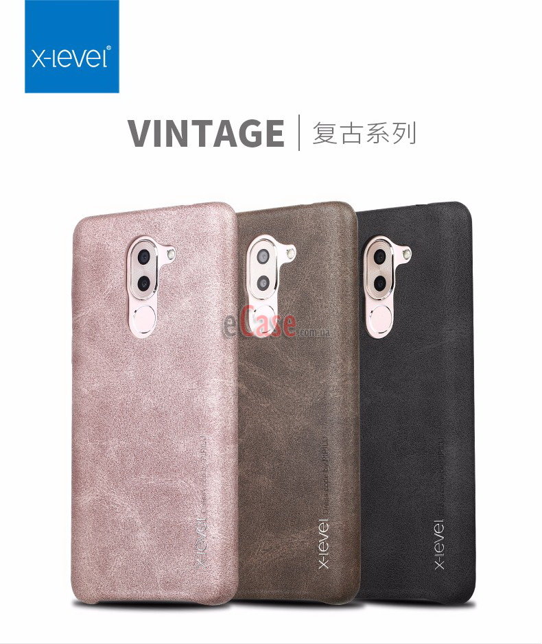 Шкіряна накладка X-level Vintage для Huawei GR5 2017 фото 1 — eCase