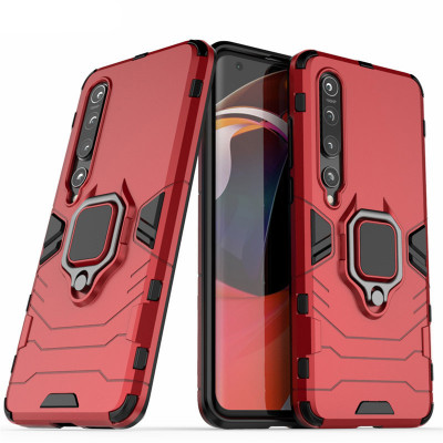 Ударостійка накладка з підставкою і TPU бампером для Xiaomi Mi 10 Pro — eCase