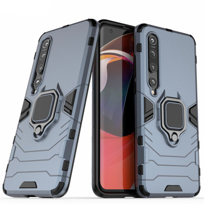 Ударостійка накладка з підставкою і TPU бампером для Xiaomi Mi 10 Pro — eCase