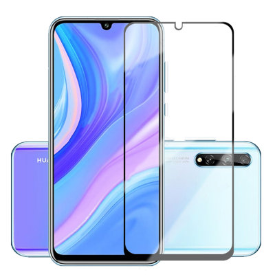Защитное стекло 4D Full-screen с цветной рамкой для Huawei P Smart S — eCase