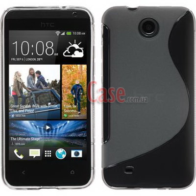 TPU накладка S-Case для HTC Desire 300 &mdash; eCase