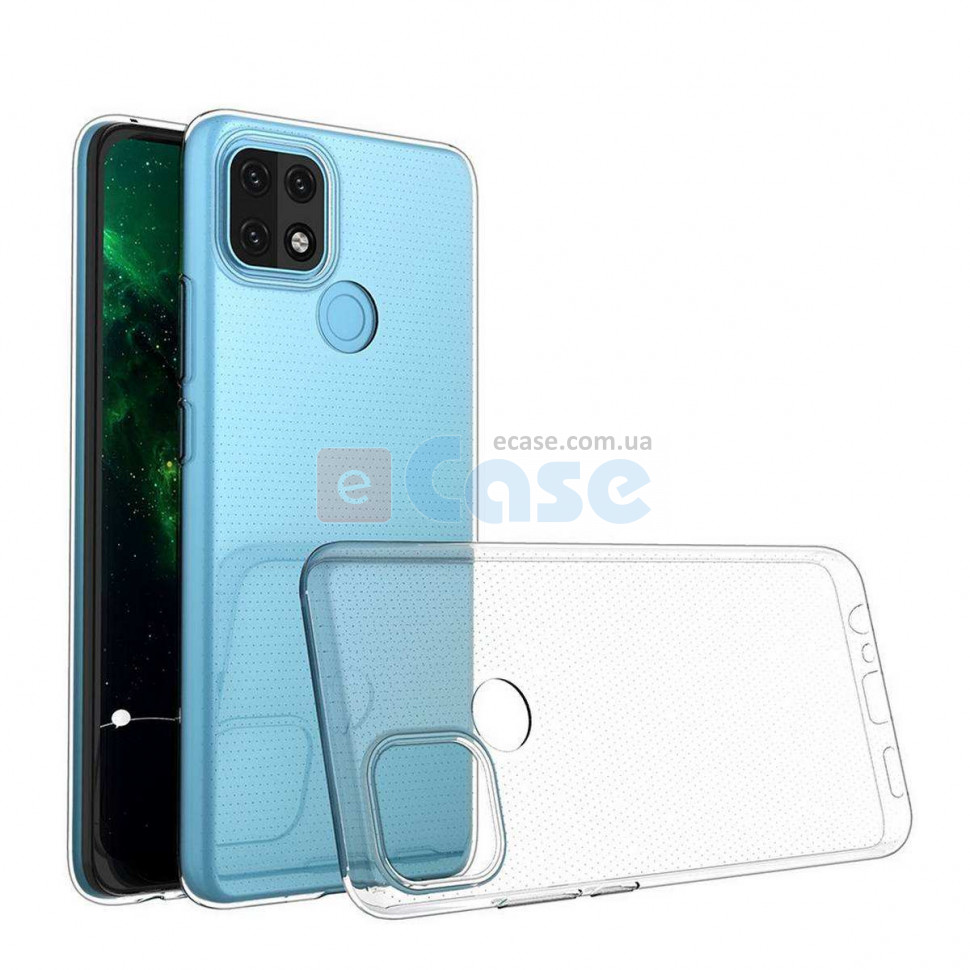 Прозора ТПУ накладка для Oppo A15 EXELINE Crystal (Strong 0,5 мм) фото 1 — eCase
