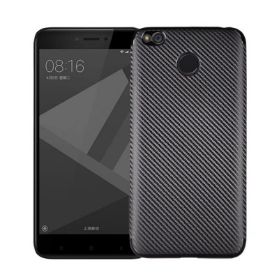 ТПУ накладка Carbon для Xiaomi Redmi 4X — eCase