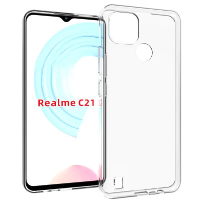 Прозорий TPU чохол Start 1.5 мм для Realme C21 — eCase