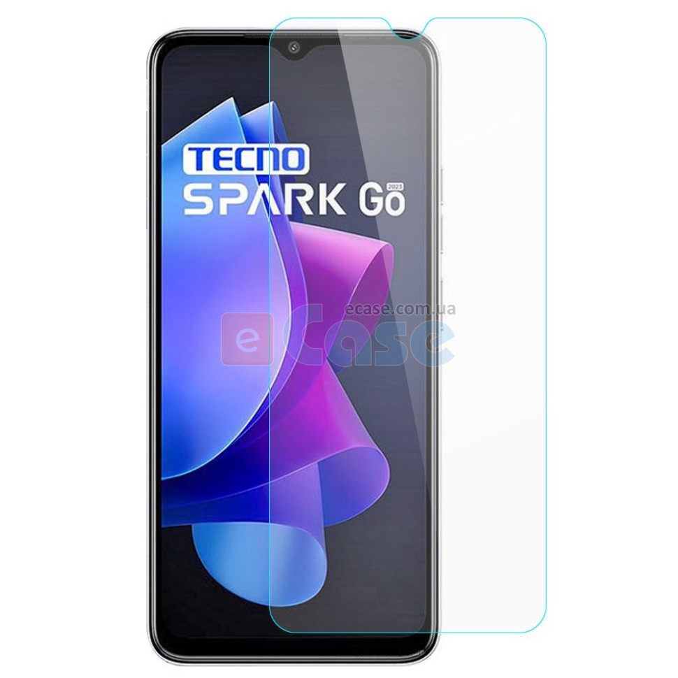 Защитное стекло для Tecno Spark Go 2023 (Tempered Glass) фото 1 — eCase