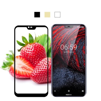 Защитное стекло 3D Full-screen Color Frame для Nokia 7.1 — eCase