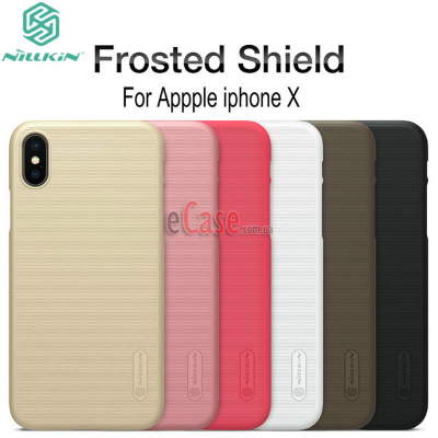 Пластиковая накладка Nillkin Matte для iPhone 10 (X) + защитная пленка — eCase