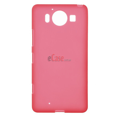 TPU накладка для Microsoft Lumia 950 (матовый, однотонный) — eCase