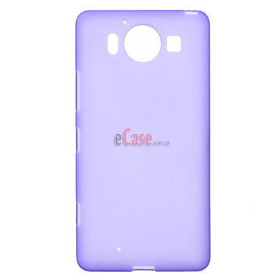 TPU накладка для Microsoft Lumia 950 (матовий, однотонний) — eCase