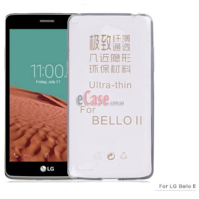 Прозора ТПУ накладка для LG Max X155 (Crystal Clear) — eCase