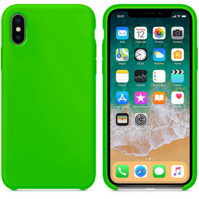 ТПУ накладка Silky Color для iPhone Xs Max — eCase