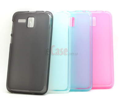 TPU накладка для Lenovo A208 (матовий, однотонний) — eCase