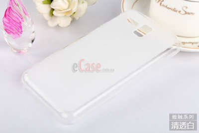 TPU накладка для Lenovo A208 (матовый, однотонный) — eCase