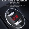  Автомобильное зарядное устройство Hoco Z26 (digital display) 2USB (2.1A) фото 3 — eCase