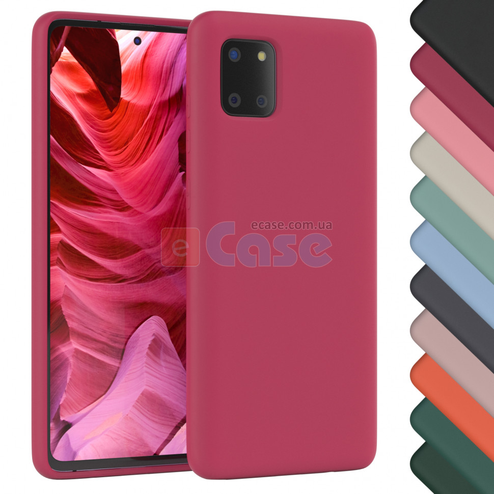 ТПУ накладка Silky Full Cover для Samsung Galaxy Note 10 Lite (N770F) фото 1 — eCase