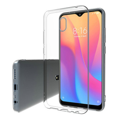 Прозрачная ТПУ накладка для Xiaomi Redmi 8A (Crystal Clear) — eCase
