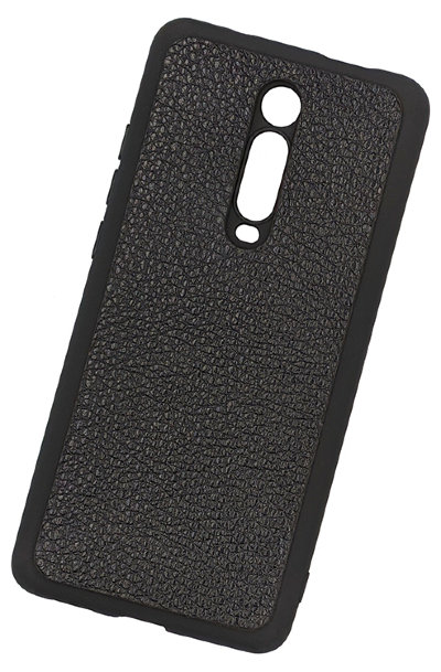 ТПУ накладка для Xiaomi Mi 9T Pro &quot;Cover Flotar&quot; (с вставкой из натуральной кожи) — eCase