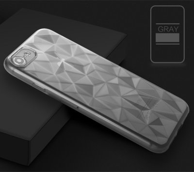 ТПУ накладка Rombs (прозора) для iPhone 7 &mdash; eCase