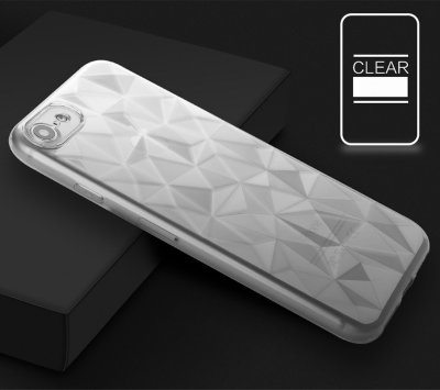 ТПУ накладка Rombs (прозора) для iPhone 7 &mdash; eCase