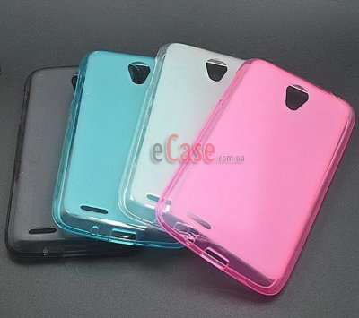 TPU накладка для Lenovo S750 (матовий, однотонний) — eCase