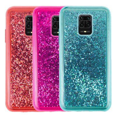 Чехол с блестками Tinsel для Xiaomi Redmi Note 9 Pro Max — eCase