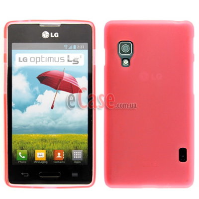 TPU накладка для LG E455 Optimus L5 II Dual (матовый, однотонный) — eCase