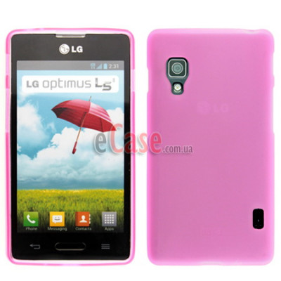 TPU накладка для LG E455 Optimus L5 II Dual (матовый, однотонный) — eCase