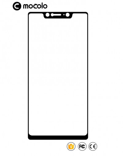 Защитное стекло MOCOLO с рамкой для Xiaomi Mi8 SE — eCase