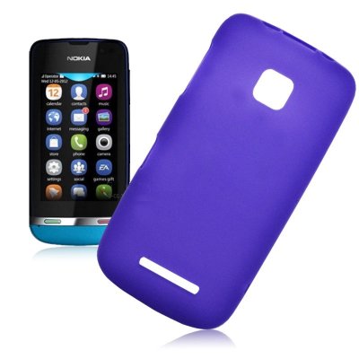 TPU накладка для Nokia Asha 311 (матовый, однотонный) — eCase