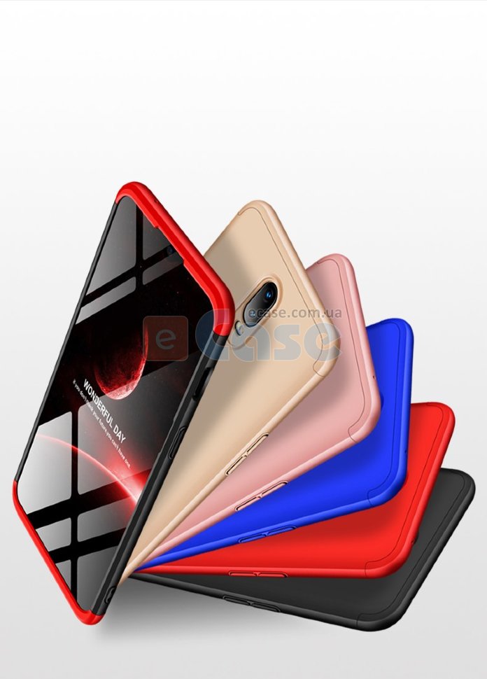 Пластиковая накладка Soft-Touch 360 градусов для OnePlus 6T фото 1 — eCase