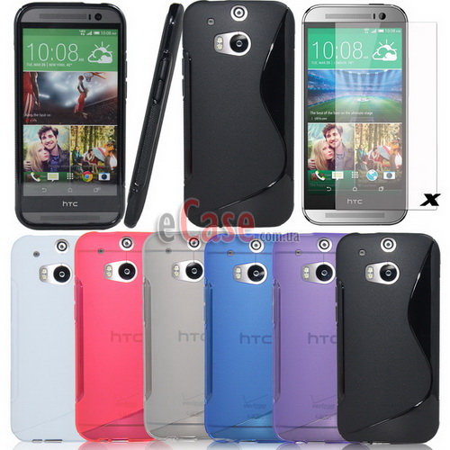 TPU накладка S-Case для HTC One M8 Dual Sim фото 1 — eCase