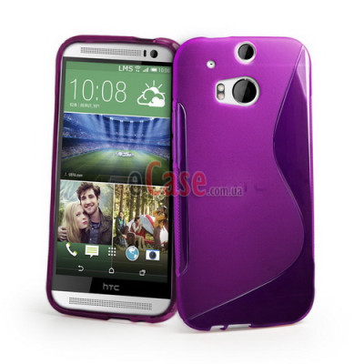 TPU накладка S-Case для HTC One M8 Dual Sim — eCase