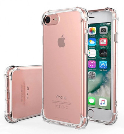 ТПУ накладка Protect (прозрачная) для iPhone SE 2020 — eCase