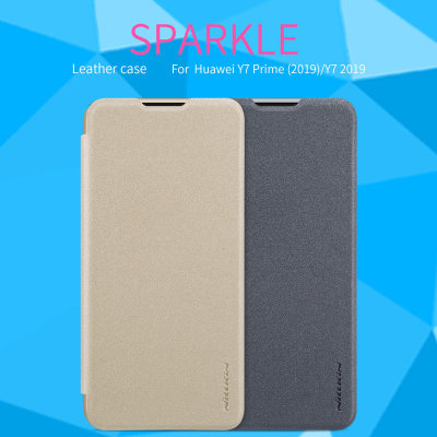 Чохол (книжка) Nillkin Sparkle Series для Huawei Y7 Prime 2019 — eCase