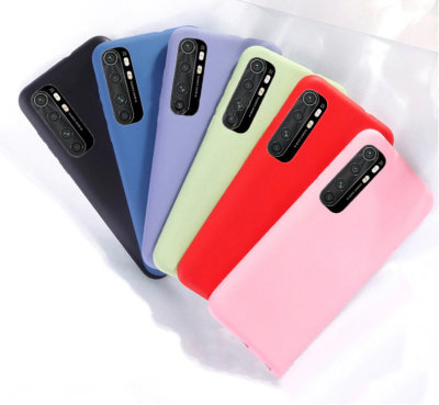 ТПУ накладка Silky Full Cover для Xiaomi Mi Note 10 Lite — eCase
